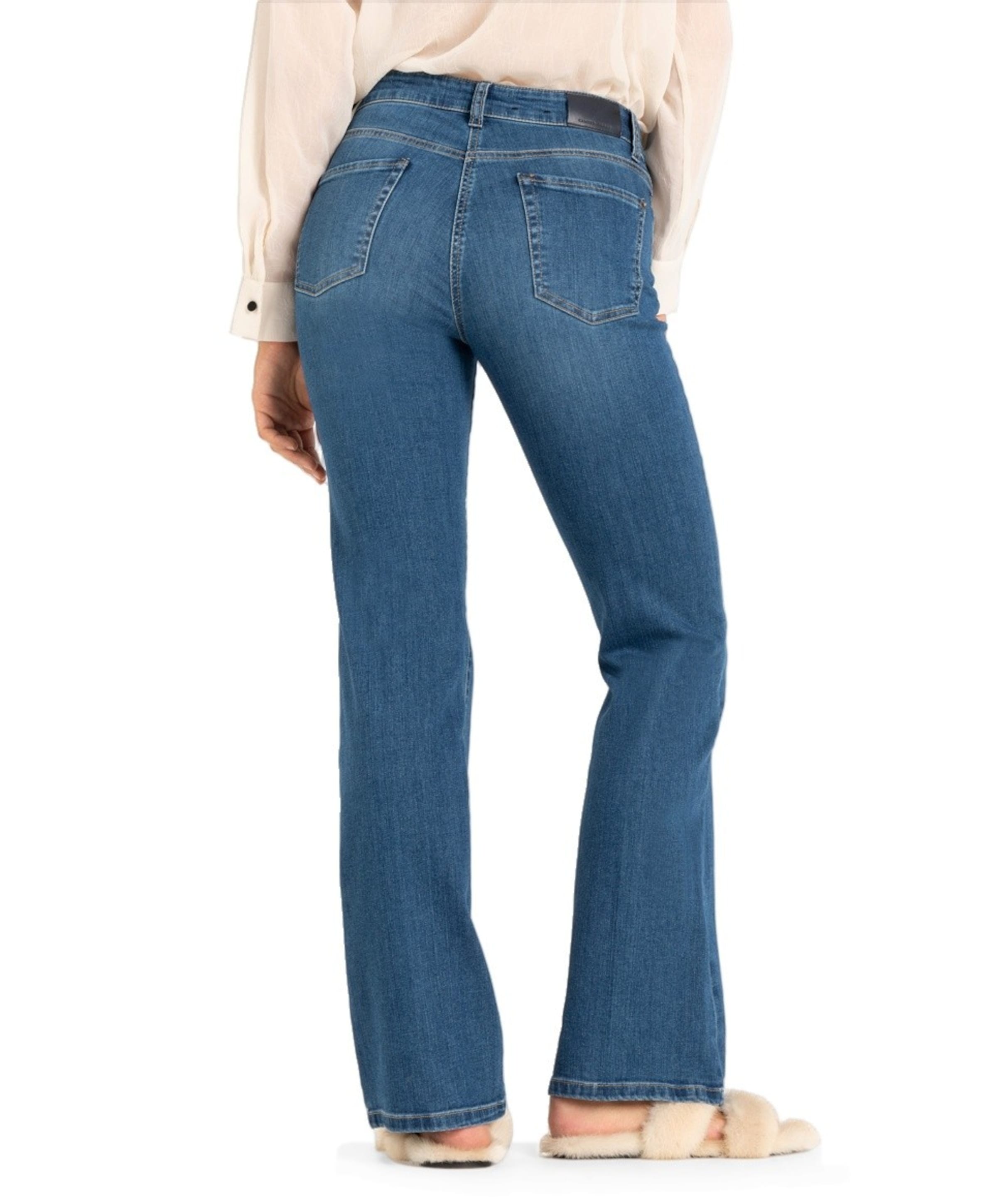 Cambio Paris flared L33 dames jeans blauw