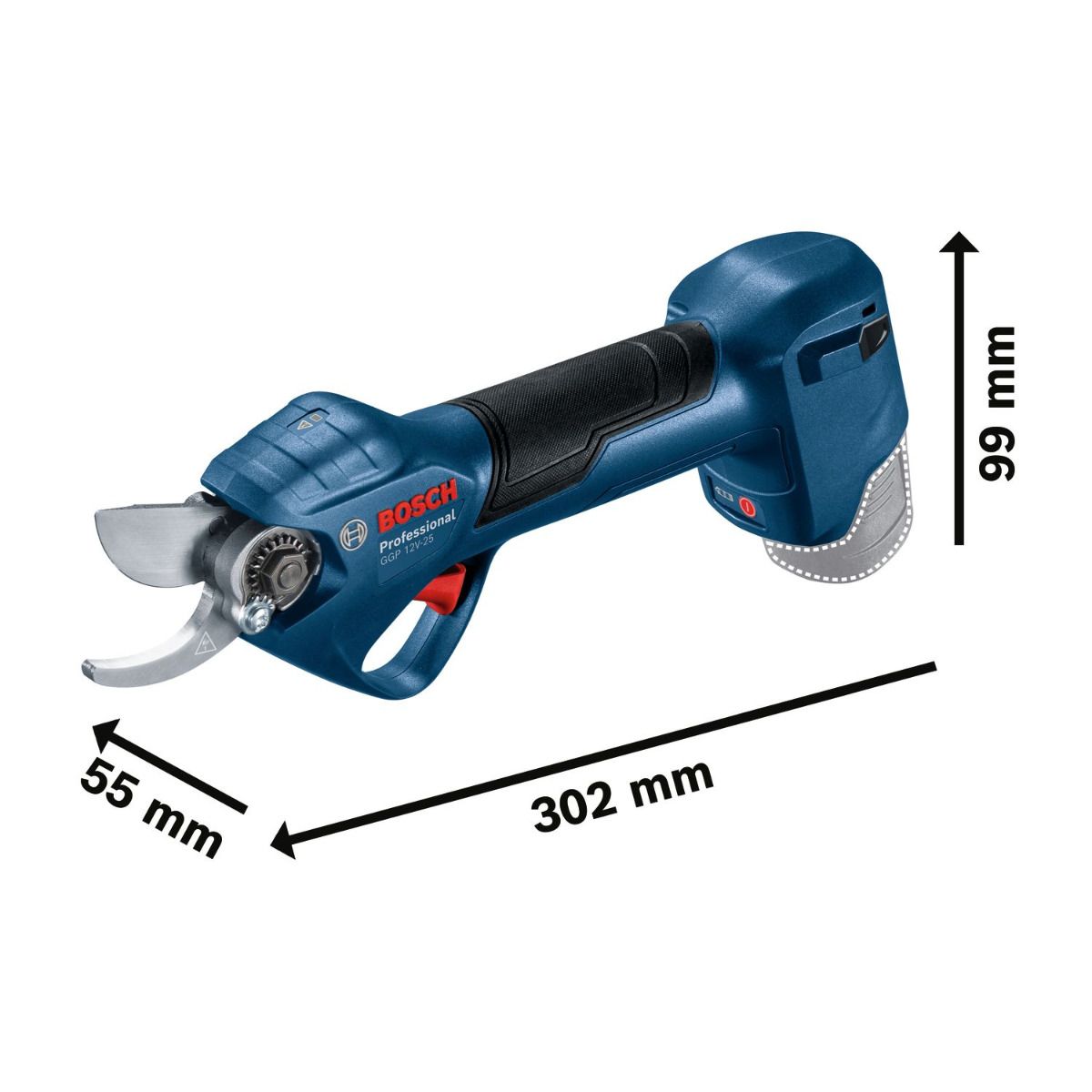 Bosch Professional GGP 12V-25 Accu snoeischaar 12V Basic Body - 06008D8101