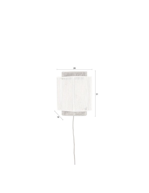 Dutchbone Elon wandlamp