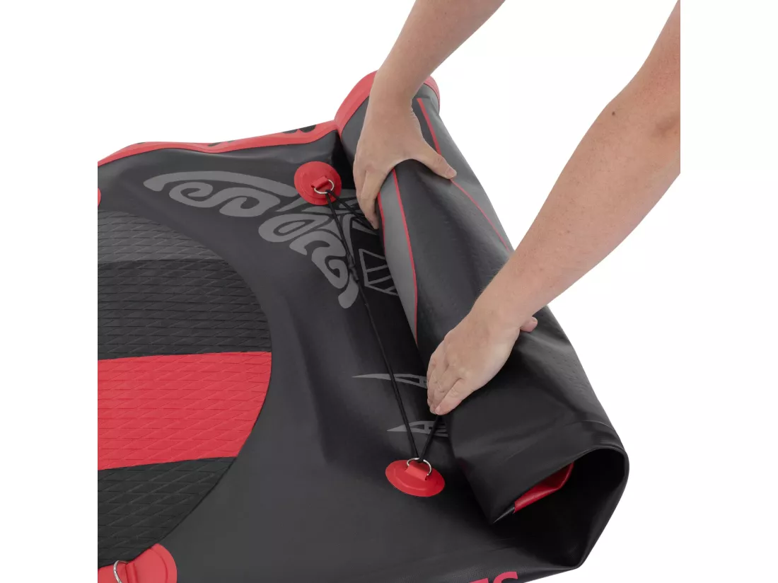 Stand up paddle board gonflable noir/rouge 320 cm ECD Germany