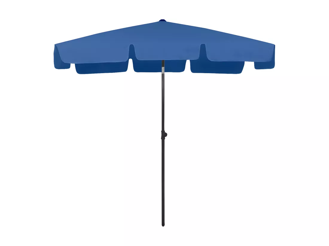 Parasol de plage bleu azur 200x125 cm