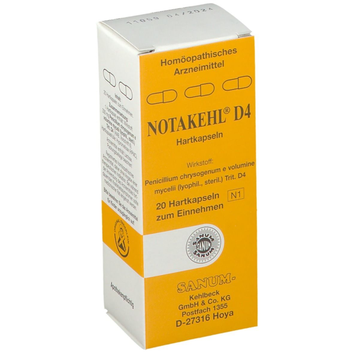 Notakehl® D4 Kapseln