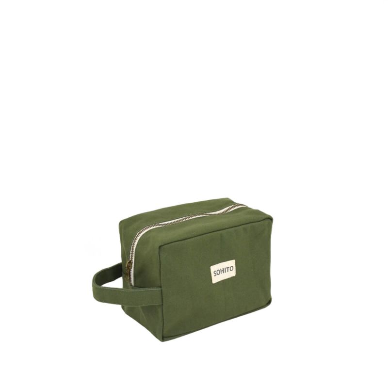 Trousse de toilette Camille 19 cm Vert