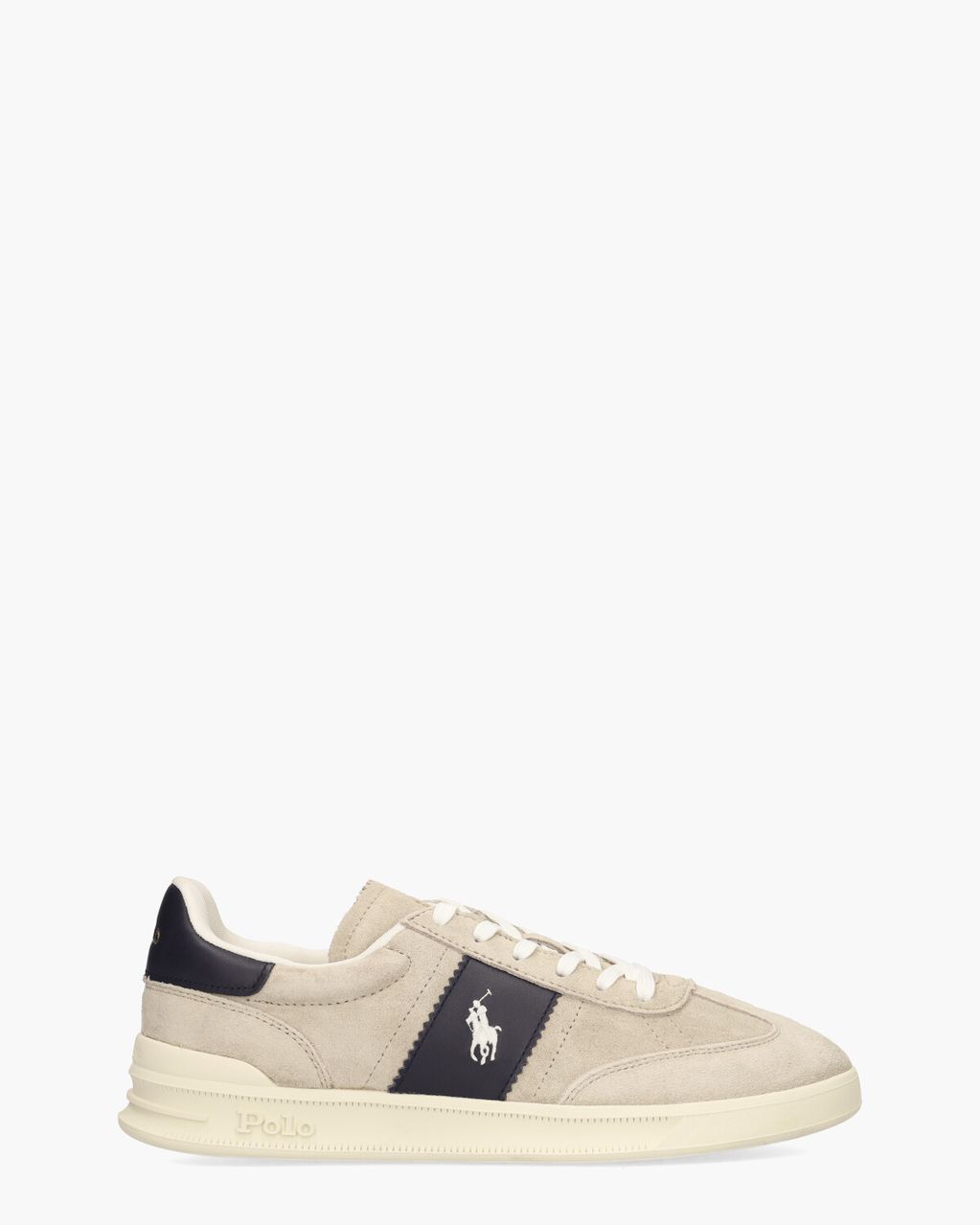 Polo Ralph Lauren Aera Beige/Donkerblauw Herensneakers
