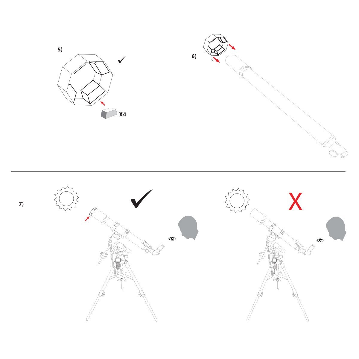 EXPLORE SCIENTIFIC Sun Catcher Sonnenfilter für 9