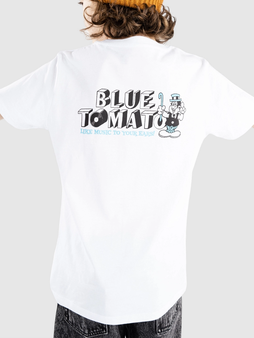 Blue Tomato Like Musik Kids T-Shirt white