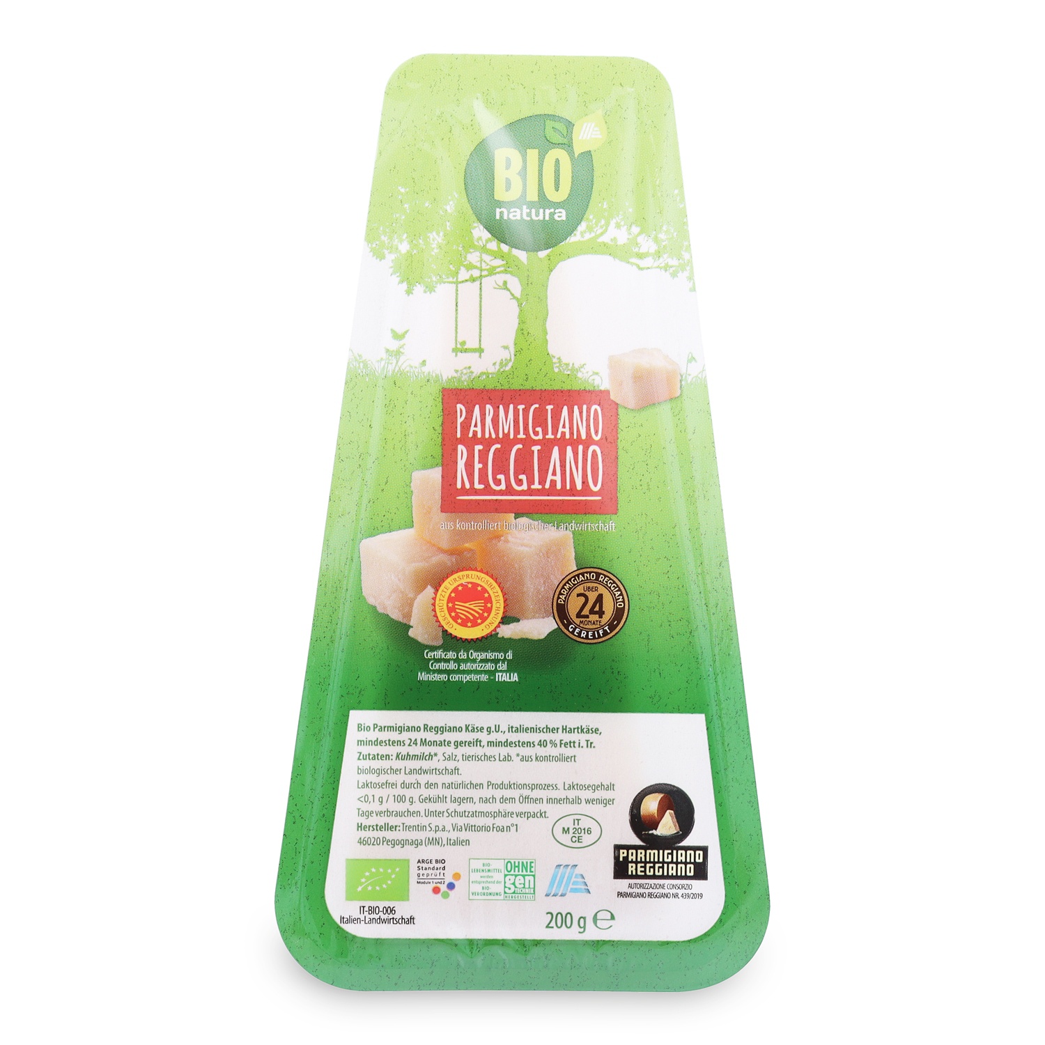 BIO NATURA Parmigiano Reggiano 24 Monate 200 g