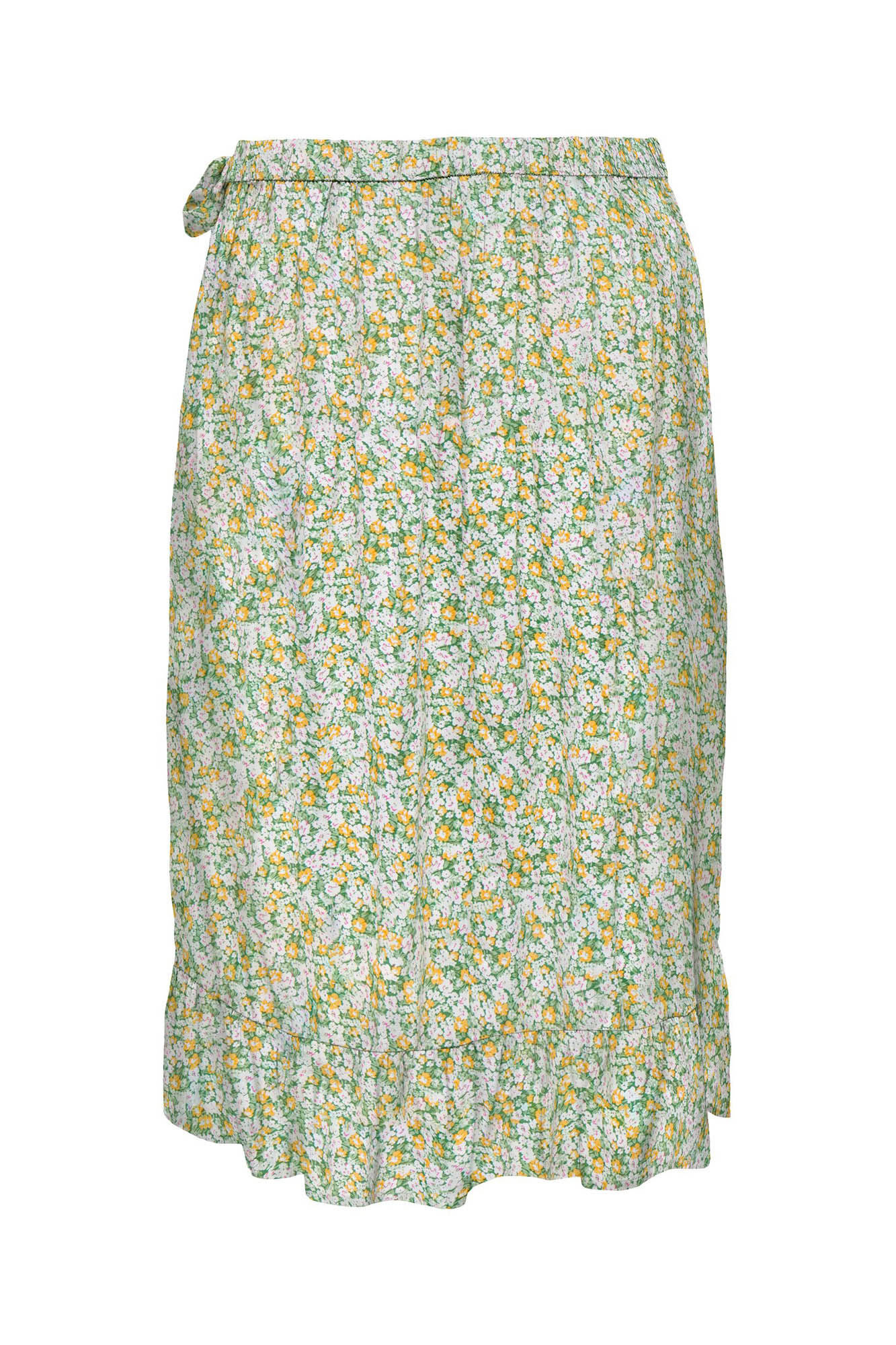 Saia midi estampada