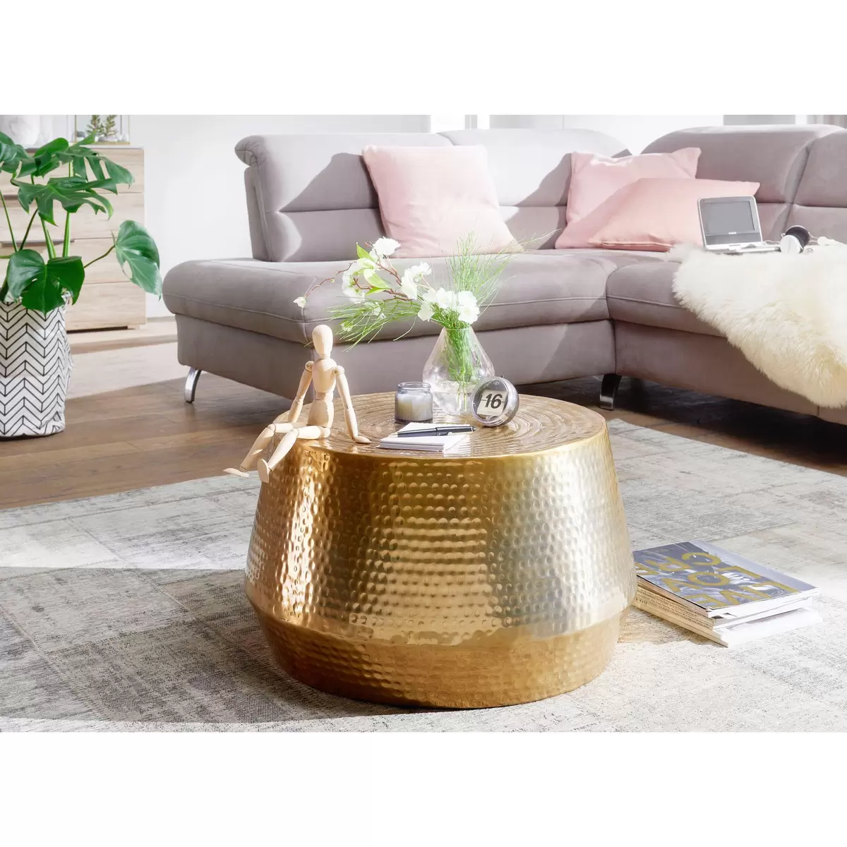 Couchtisch Mont-de-Marsan Gold