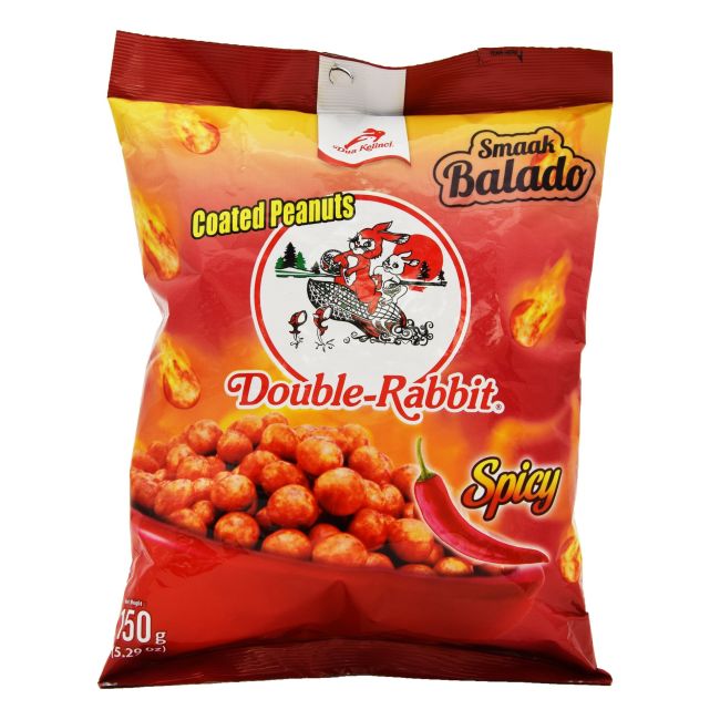 Double Rabbit Coated Peanuts Spicy Balado 150g