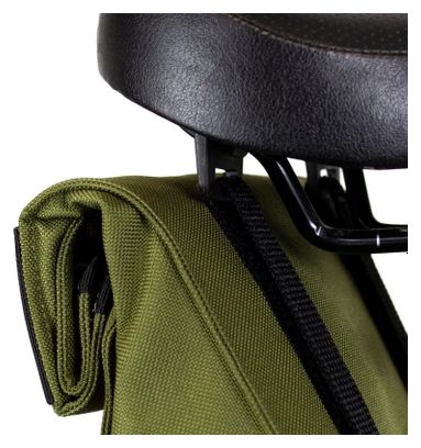 Sacoche de Selle pour Vélo Pliant Restrap City Saddle Bag Small Vert Olive