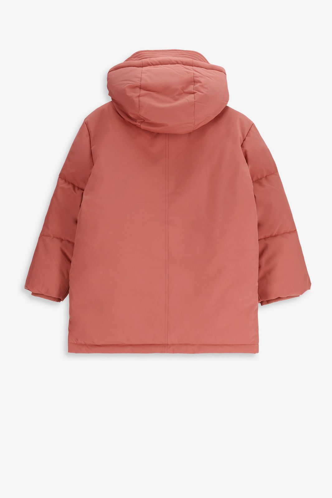 Roze technische parka jas
