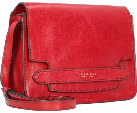 The Bridge - Lucrezia - Crossbody Tas - Rood - Leer