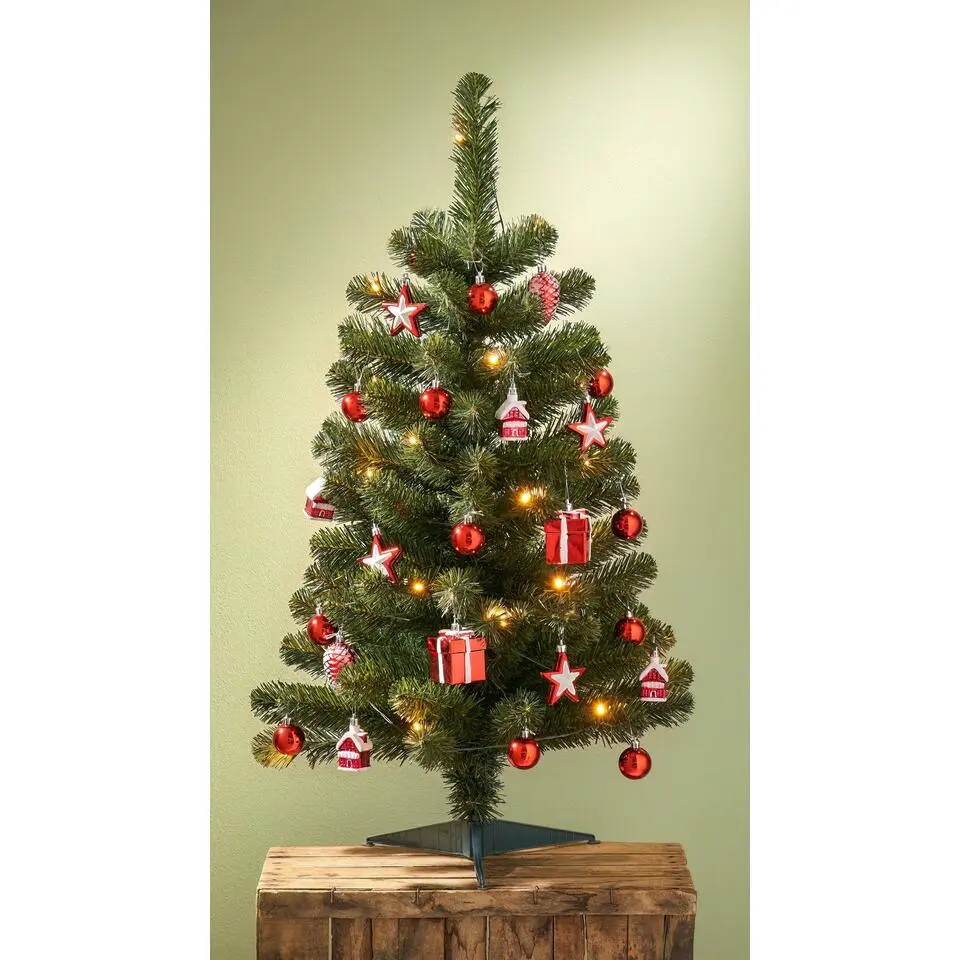 Black Box Trees Joy Kunstkerstboom met Ornamenten en Verlichting - H90