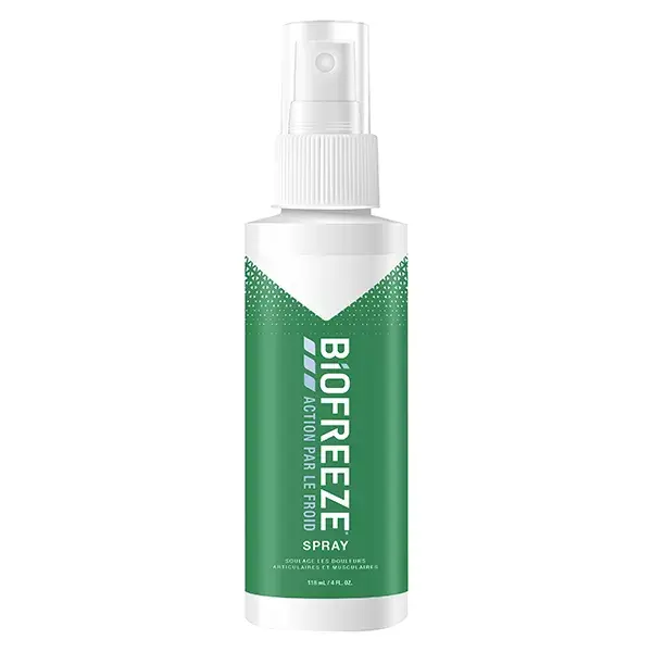 Spray Biofreeze de ação fria para músculos e articulações 118ml