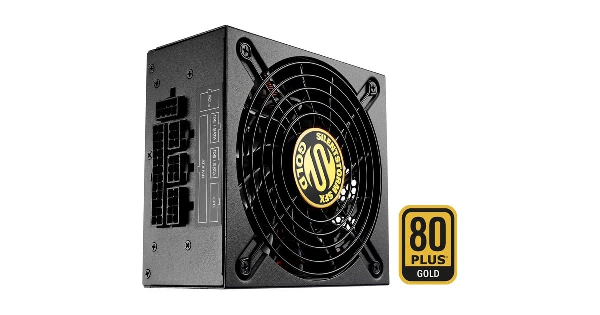 SharkoonSilentStorm SFX 500 Gold modulaire 500 watt voeding   (Zwart, 2x PCIe)