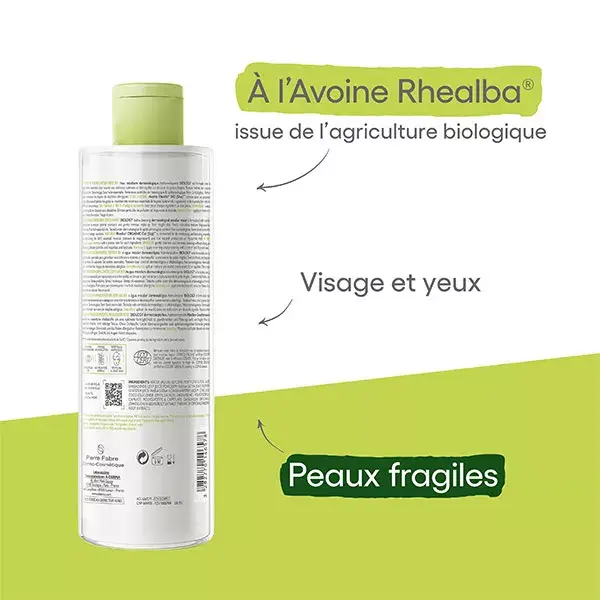 Água Micelar Dermatológica Hidratante Orgânica A-Derma Biology 400ml