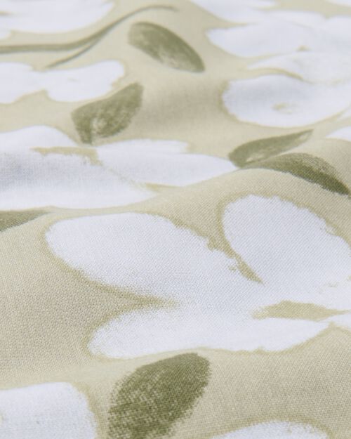 housse de couette coton doux 200x200/220 fleurs sauvages