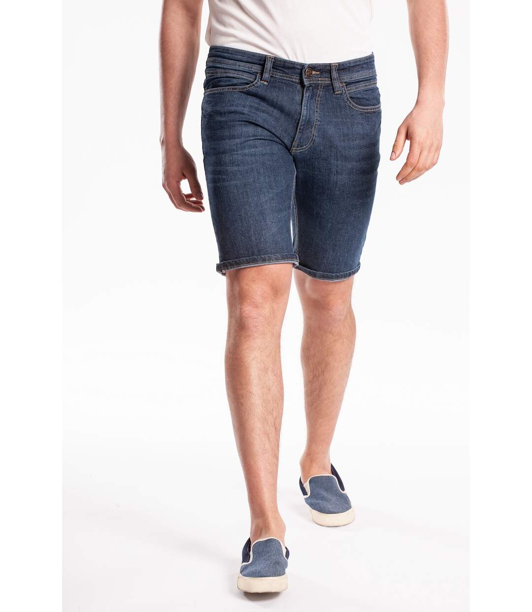 Bermuda denim stretch Fibreflex VASKEN DENIM