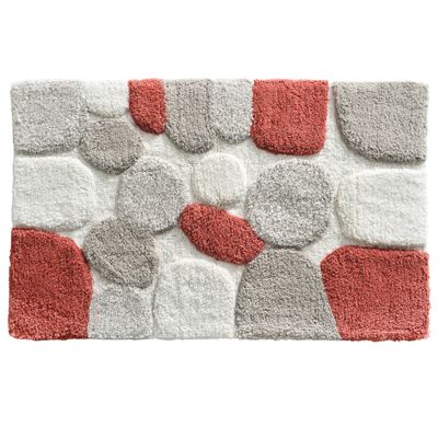 Tapis de bain motif galets - 2900 g/m² - BECQUET CRÉATION