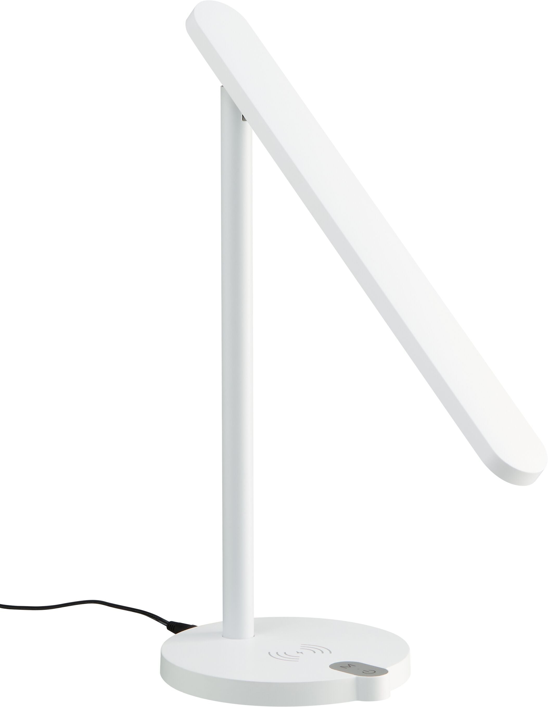 MIOLA Bürotischleuchte - Weiss / B: 38.0 cm x H: 50.0 cm x D: 16.0 cm