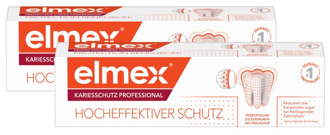 ELMEX KARIESSCHUTZ PROFESSIONAL Zahnpasta Paste Duo Tb 75 ml