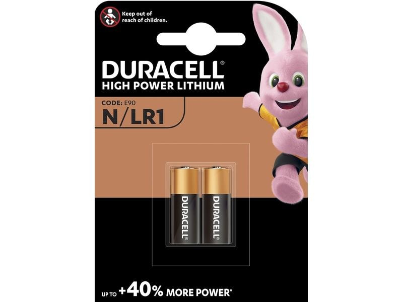 Duracell Photobatterie Alkaline N / LR1 , 2 Stück Typ N, 2 Stück