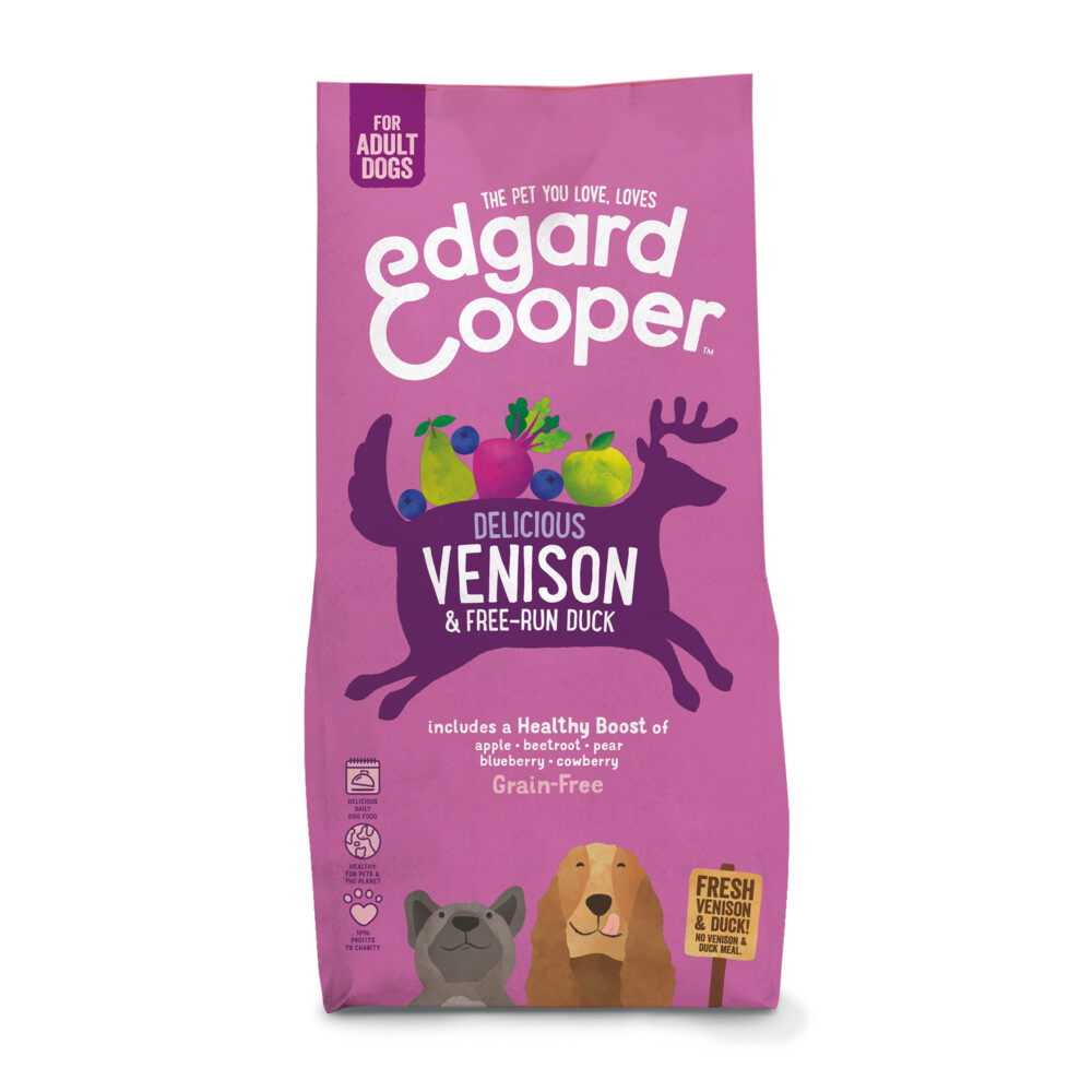Edgard & Cooper Hondenvoer Hert - Scharreleend7 kg