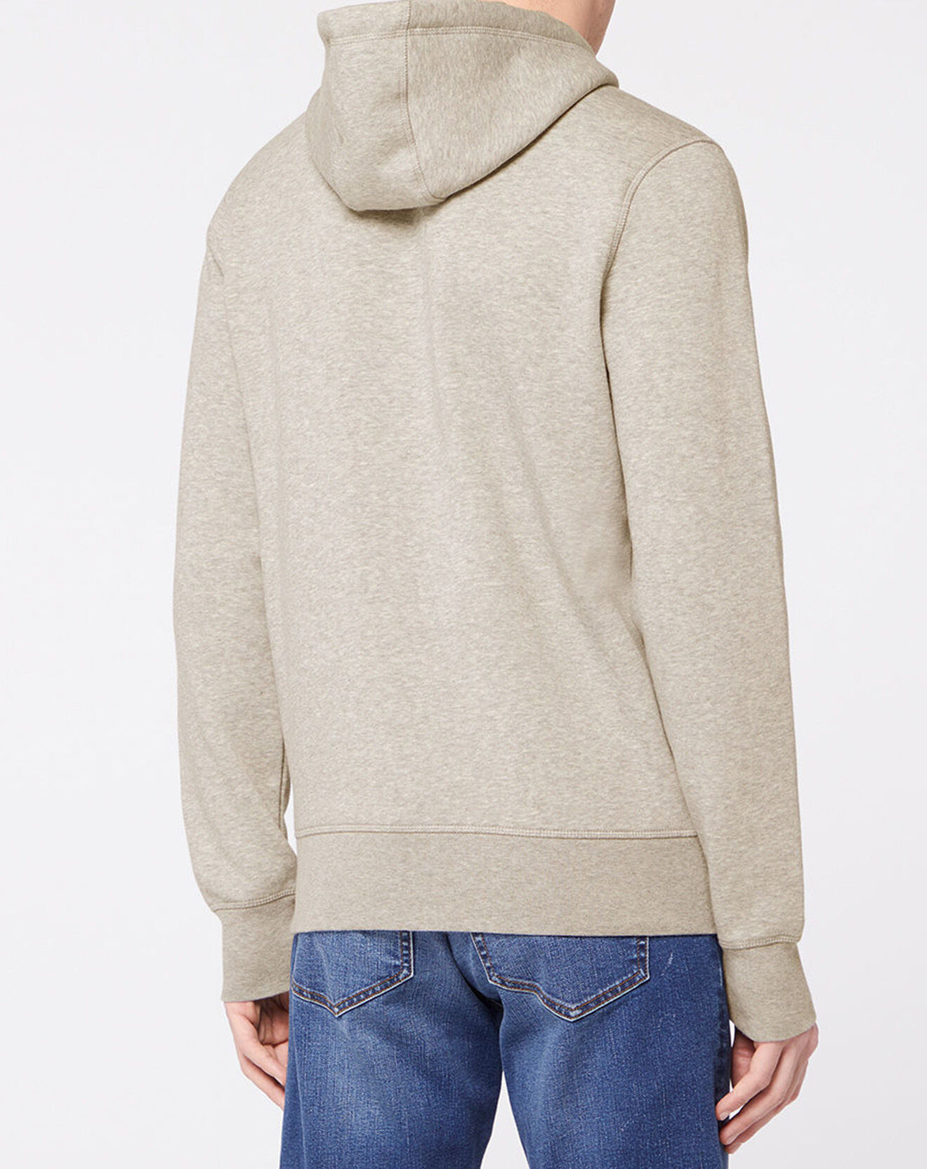 Tommy Hilfiger Sweat à capuche zippé Tommy Logo gris clair