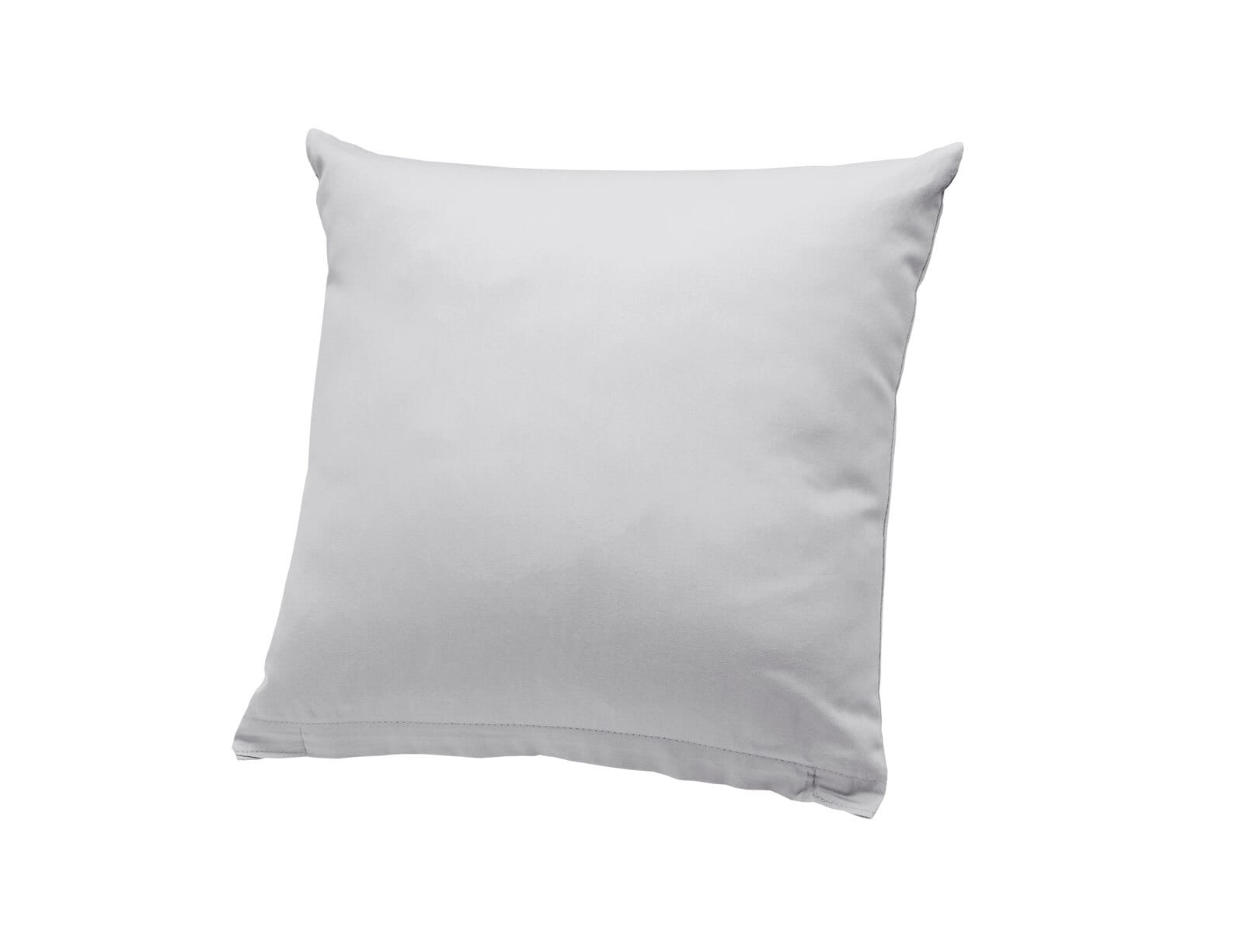 HAHN Satin-Kissenhülle LUXUS 40 x 40 cm silberfarbig