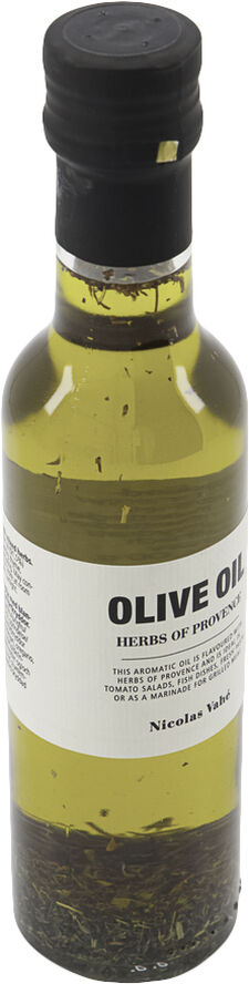 Nicolas Vahé Olivenolie 99,5% med blandede krydderurter, 25 cl.