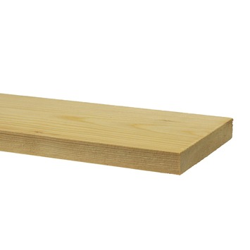 Bouwhout vuren geschaafd 18x119 mm lengte 210 cm
