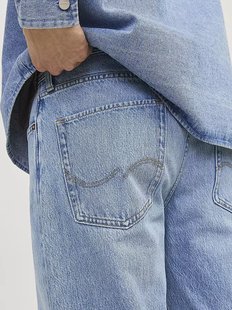 JACK & JONES Jeans Baggy Fit JJIEDDIE JJORIGINAL blau