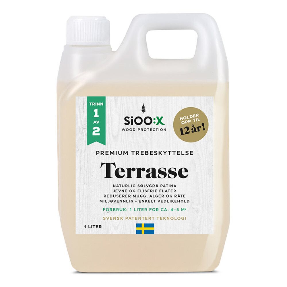 TREBESKYTTELSE SIOO:X PREMIUM TERRASSE TRINN 1 1L