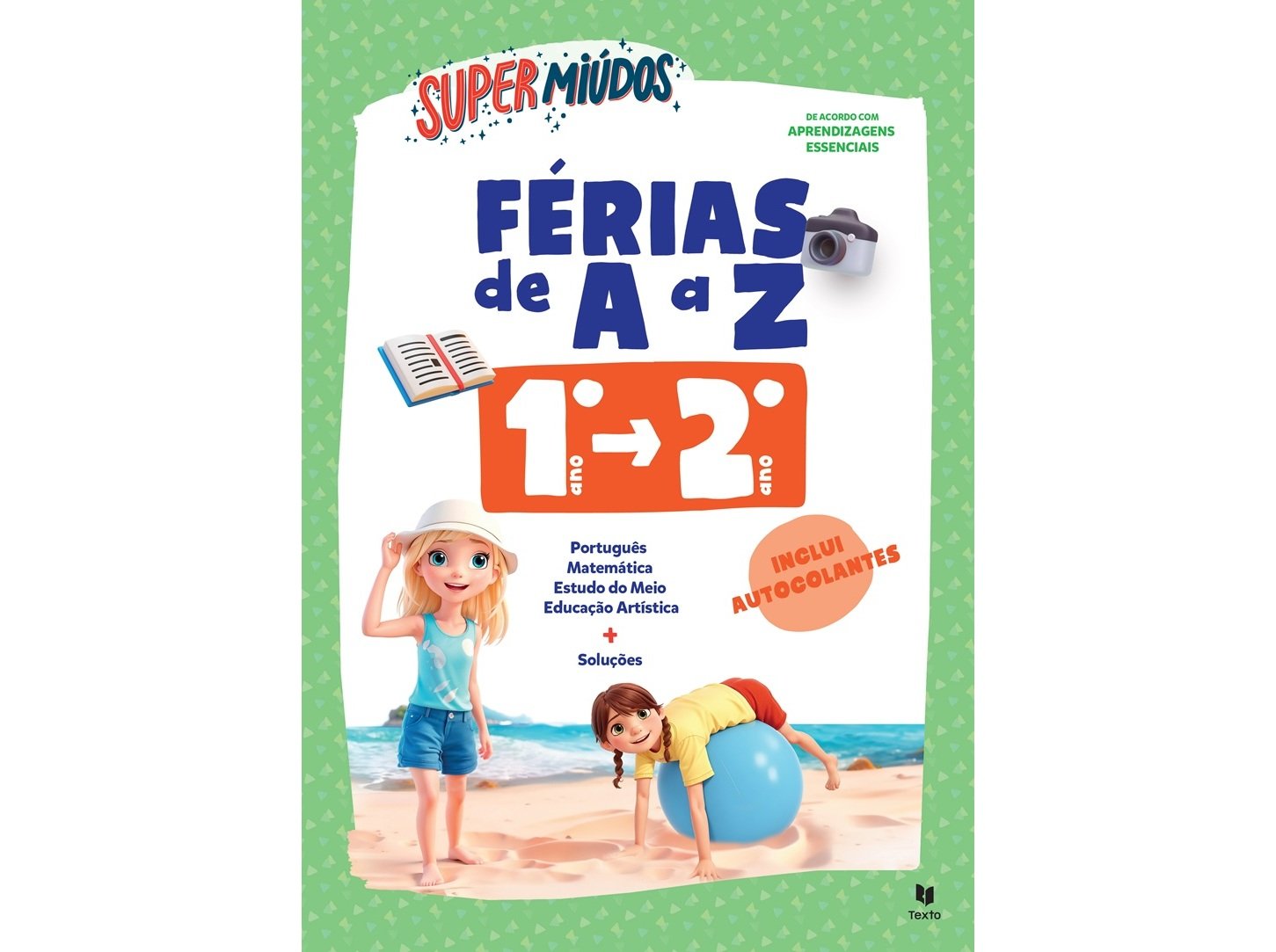 LIVRO SUPERMIÚDOS - FÉRIAS DE A A Z 1º ANO