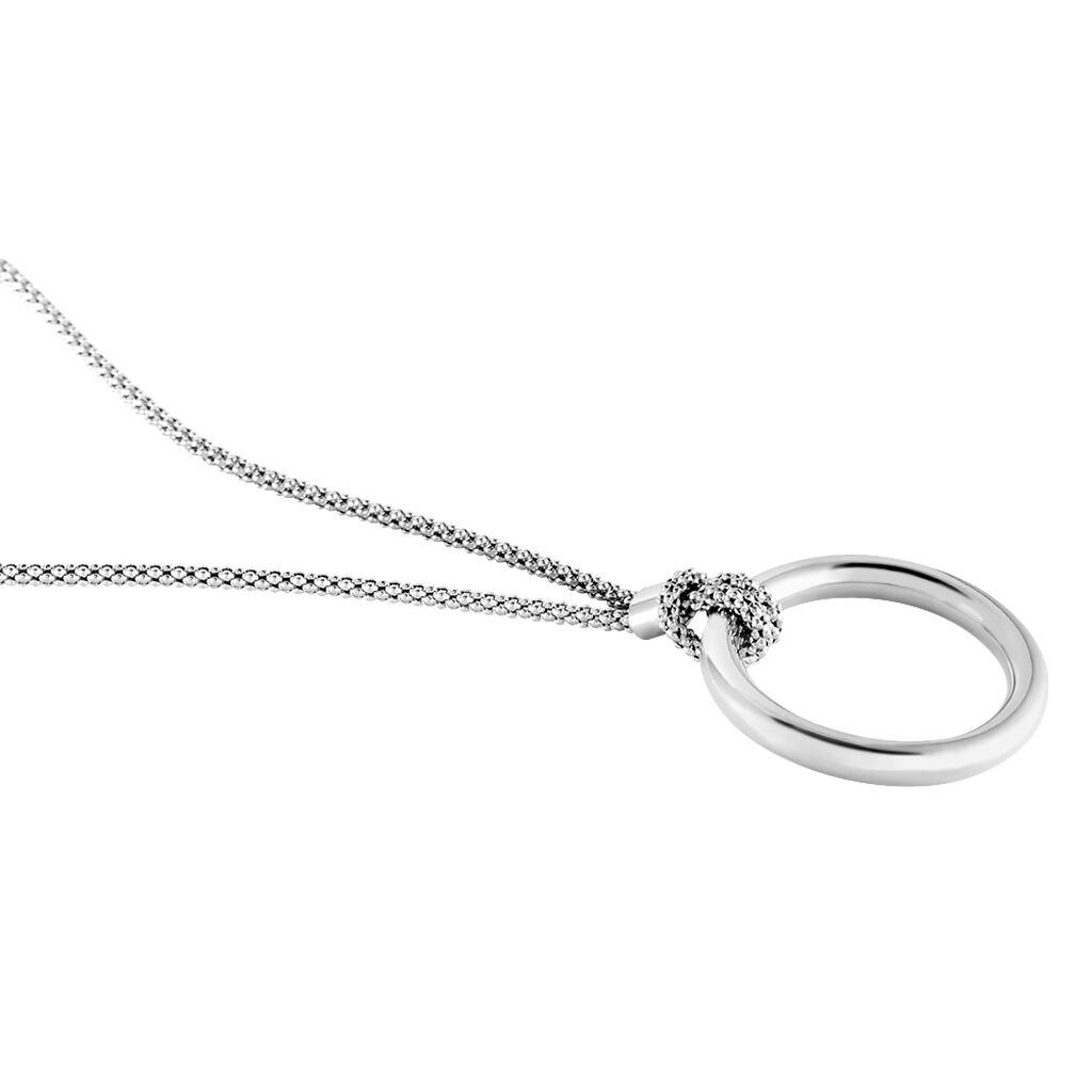 Collier Magda Argent Blanc