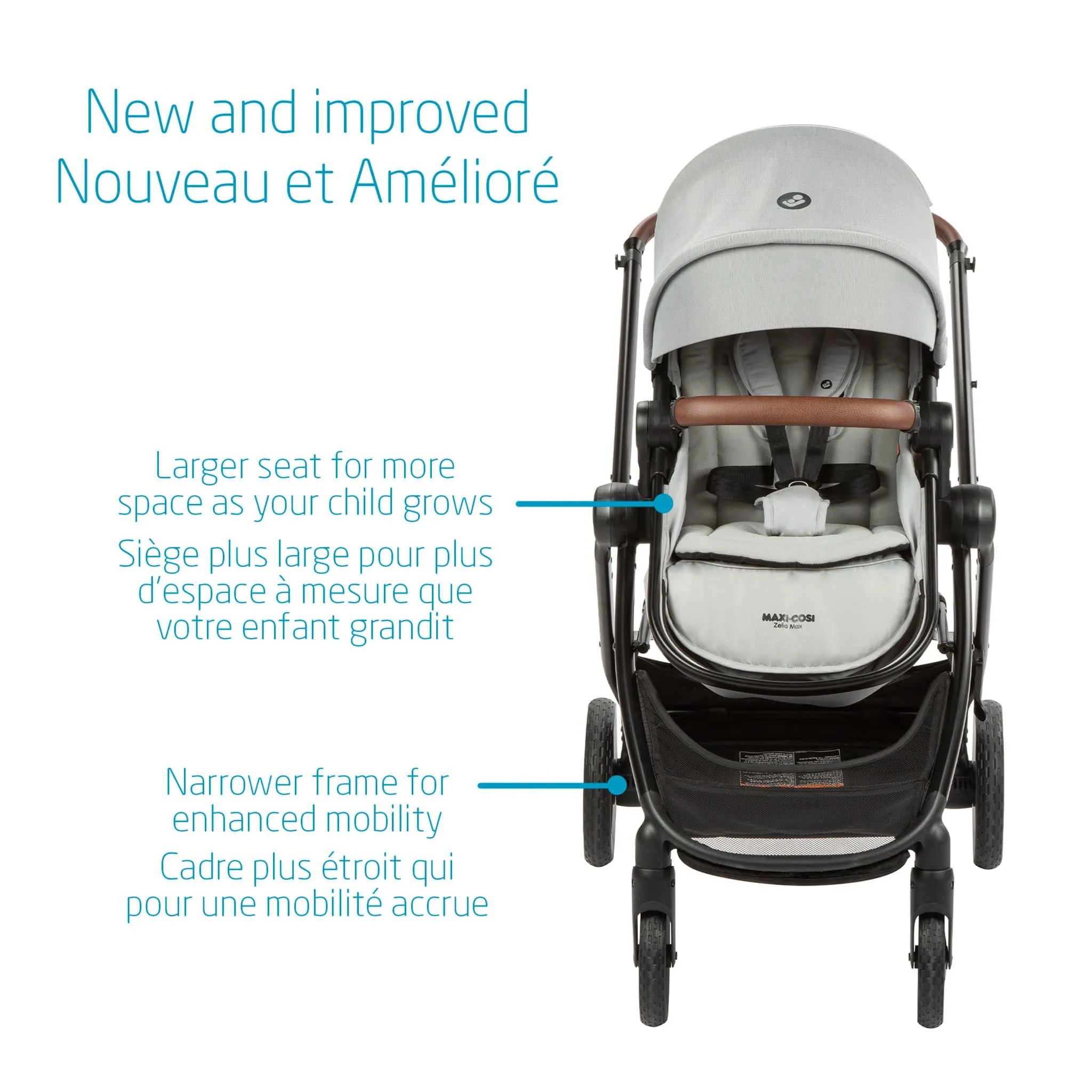 Maxi-cosi Système de Voyage Zelia Max – Polished Pebble