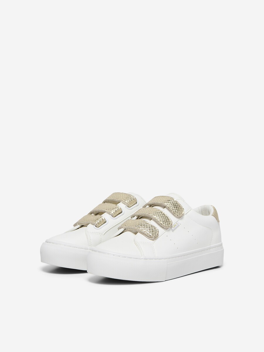 SOMENTE SAPATOS<br>Tênis com fecho triplo de velcro Donna