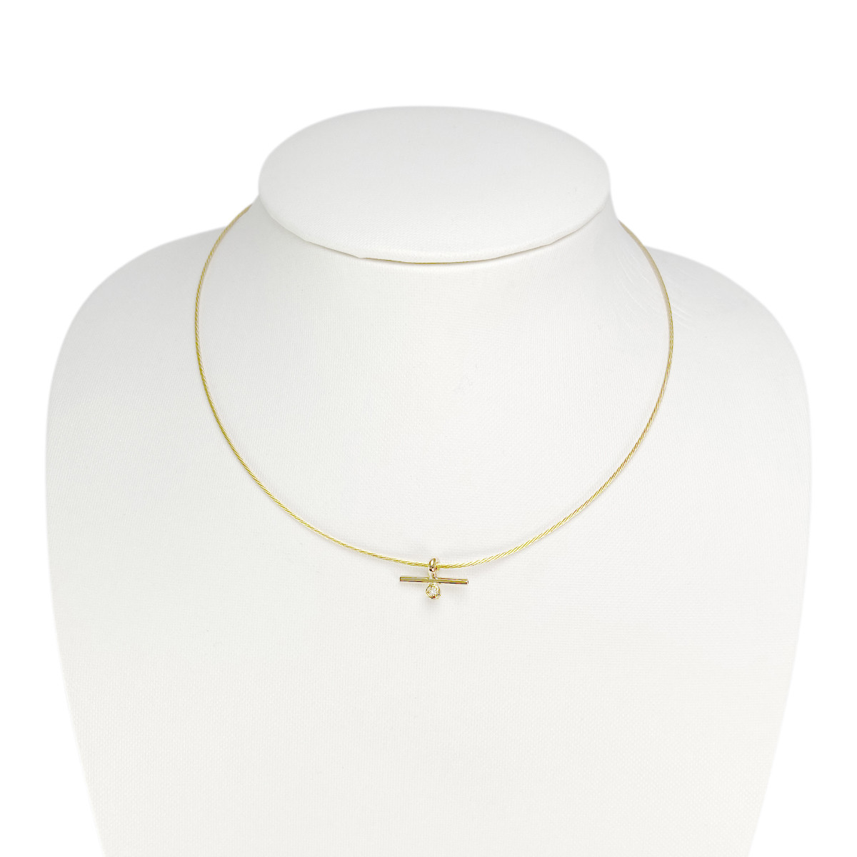 Collier d'occasion or 750 jaune diamant