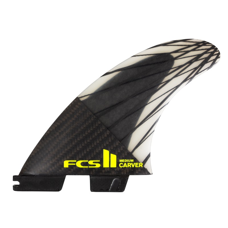 Ailerons FCS II Carver PC Carbon Medium Tri Set - The Corner Shop
