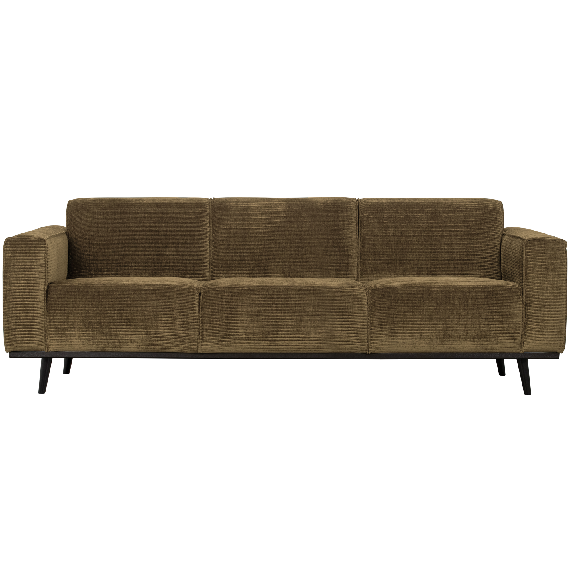 3-zits bank Statement Statement 3-zits Bank - 230 cm - Brede Platte Rib - Rock