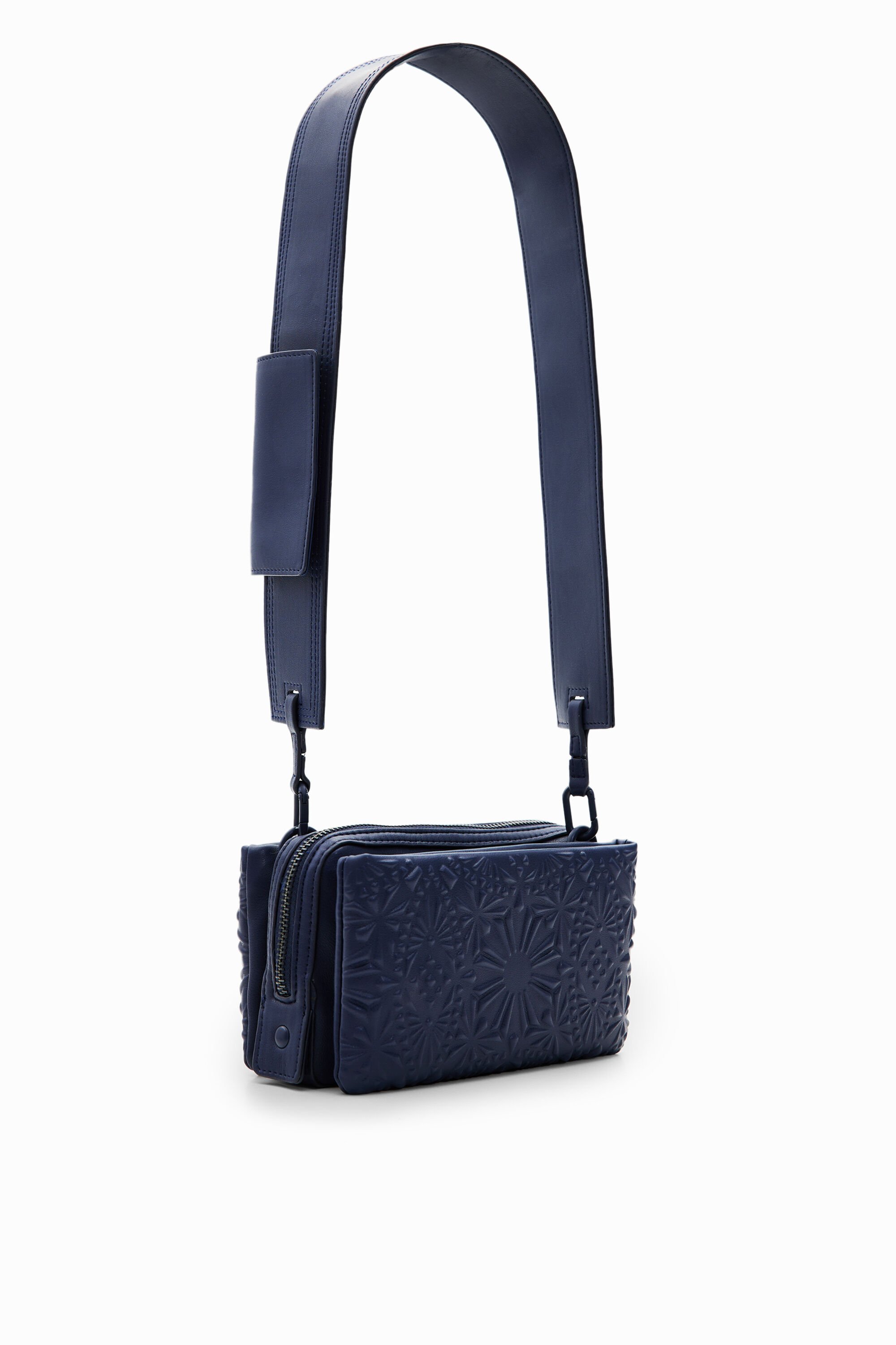 Petit sac à bandoulière relief géométrique