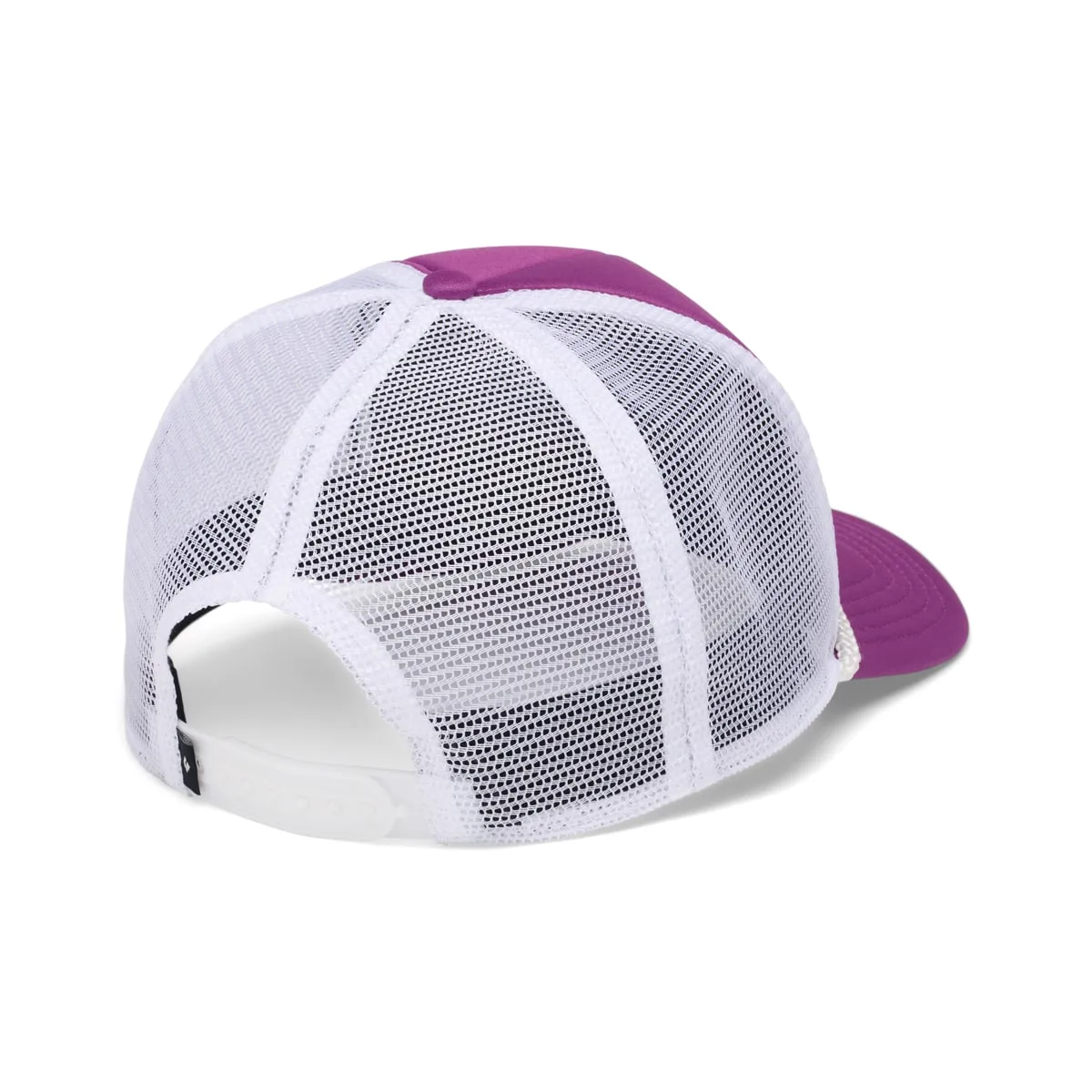 Black Diamond Flat Bill Trucker Hat Piton Purple-white Mountainscp
