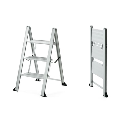 Haushaltsleiter Aluminium, 3-stufig