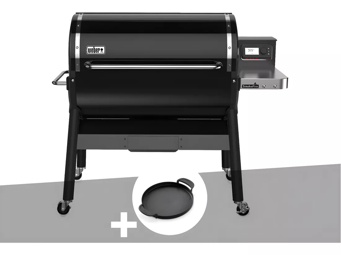 Barbecue à pellets Weber Smokefire EX6 GBS + Plancha