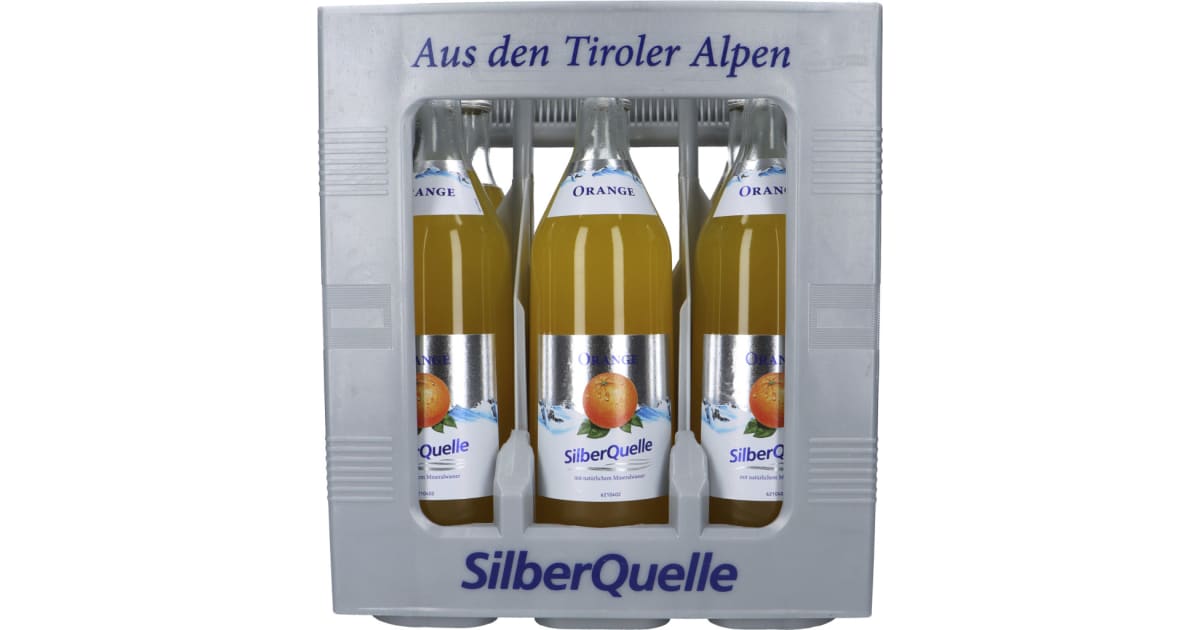 SilberQuelle Orange 1,0 Liter (Mehrweg)