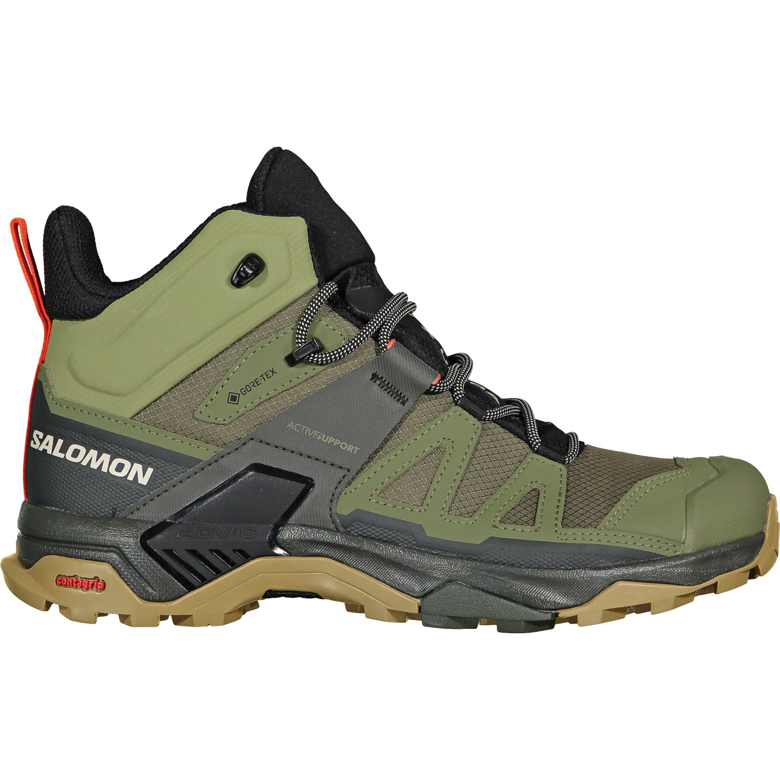 Salomon Herren-Hikingschuh X ULTRA 4 MID GTX. olive, 42 2/3
