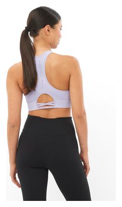 Brassière Salomon Elevate Move On Bleu Femme