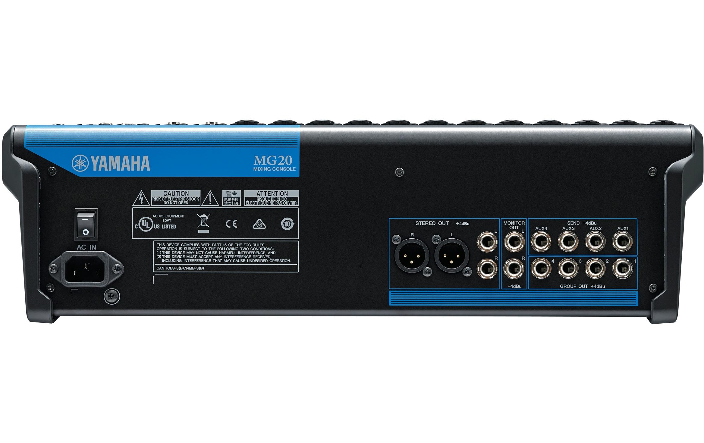 Mischpult MG20 - 20-Kanal, analog<br>20-Kanal-Analogmixer