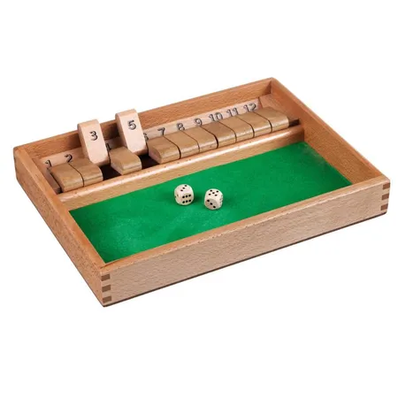 Philos 3120 - Shut The Box 12er, Würfelspiel, Klappenspiel